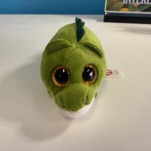 Ty Beanie Boo Wallie Alligator Mini Plush Teeny Tys Green Toy EUC Collectible